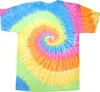 Colortone Damen Batikdruck-T-Shirt Farben-Regenbogen RW2627 Produktbild-Vorschau 3
