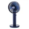 A navy blue portable fan on a white background. Anteprima dell’immagine prodotto