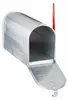relaxdays 10020770_0 relaxdays Zeitungsrolle US Mail silber Voir les images du produit 9