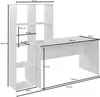 Schreibtisch FineBuy Bürotisch mit Regal 170 cm Weiß Produktbild-Vorschau 3