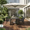 Sekey Rechteckiger Sonnenschirm 200 x 140 cm, Balkonschirm Produktbild-Vorschau 7