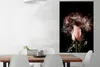 MuchoWow® Poster Blumen - Rauch - Rosa 80x120 cm - Produktbild-Vorschau 2