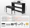 SucceBuy pianoforte digitale pesato, 88 tasti completamente Anteprima dell’immagine prodotto 7