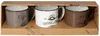 Excellent Houseware Kaffeebecher Cosy - 3er-Set - weis / Produktbild-Vorschau 4