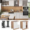 Küchenunterschrank Vicco Fame-Line Weiß Hochglanz 80 cm mit Produktbild-Vorschau 4