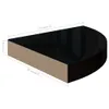 vidaXL Eck-Schweberegale 2 Stk. Hochglanz-Schwarz 25x25x3,8 Produktbild-Vorschau 13
