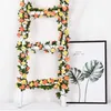 4 Stücke Künstliche Rosen Girlande, 270cm Unechte Produktbild-Vorschau 3