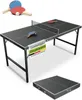 Juskys Mini Tischtennisplatte Flexi mit Zubehör - klappbar Produktbild-Vorschau 1