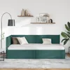 vidaXL Struttura letto ad angolo con testiera verde scuro Anteprima dell’immagine prodotto 3