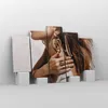 Bild auf Leinwand - Leinwandbild - 5 Teile - Sand Frau Produktbild-Vorschau 4