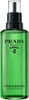 A green bottle of Prada Paradigme Eau de Parfum. Podgląd zdjęcia produktu