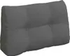 vidaXL Rücken Kissen Dunkelgrau 80 x 24 x 50 cm Stoff Produktbild-Vorschau 1