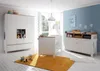 Babyzimmer SET 3 teilig Nachbildung Asteiche Weiß matt Produktbild-Vorschau 5