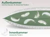Daunenkissen 3-Kammer 40x80 cm | Ergonomisch, stützend & Produktbild-Vorschau 8