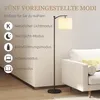HOMCOM LED Stehlampe Stufenlos Dimmbar Stehleuchte mit Produktbild-Vorschau 7