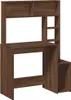 A studio shot of a wooden desk with shelves. Náhled obrázku produktu