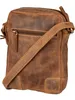 Greenburry kleine Umhängetasche Leder Messenger Bag Vintage Produktbild-Vorschau 18