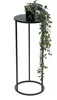 DanDiBo Sgabello per fiori in metallo nero rotondo da 60 cm Anteprima dell’immagine prodotto 1