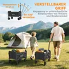 Outsunny Bollerwagen Faltbar Handwagen 360° Gartenwagen mit Produktbild-Vorschau 8