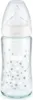 Nuk First Choice+ bottiglia di vetro 240ml Temp.Cont.0-6 M. Anteprima dell’immagine prodotto 1