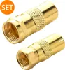 ORSEM SET SAT Kabel Adapter F-Stecker auf 1x IEC Produktbild-Vorschau 1