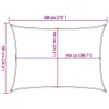 Tenda da sole grigio chiaro 8x6 m 100% poliestere Oxford Anteprima dell’immagine prodotto 8