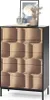 Cassettiera Vicco Eliza Nero/quercia 76 x 120 cm con 5 Anteprima dell’immagine prodotto 5