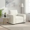 vidaXL Sessel Creme 100x78x84 cm Samt Produktbild-Vorschau 2