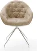 DELIFE Esszimmerstuhl Gaio-Flex Mikrofaser Beige Vintage Produktbild-Vorschau 2