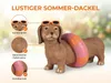 Formano Gartenfigur Dackel mit Schwimmring und Sonnenbrille Produktbild-Vorschau 3
