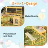 COSTWAY cucina di fango, cucina per bambini, cucina da Anteprima dell’immagine prodotto 6