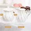 DUJUST Weißes Milch & Zucker Set, britisch gestaltet mit Produktbild-Vorschau 6