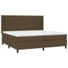Boxspringbett mit Matratze & LED Dunkelbraun 200x200 cm Produktbild-Vorschau 4