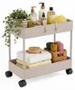 Carrello Relaxdays, 2 ripiani, carrello da servizio, Anteprima dell’immagine prodotto 1