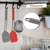 Pfannenwender,  2 Stück Silikon Küchenhelfer Spatel Set, Produktbild-Vorschau 5