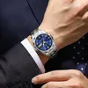 pánské náramkové hodinky s kalendářem, 40 mm náramkové Náhled obrázku produktu 8