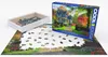 Das blaue Landhaus von Dominic Davison 1000 Teile Puzzle Produktbild-Vorschau 3