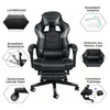 Puluomis Gaming Stuhl mit Fußstütze, Bürostuhl Chefsessel Produktbild-Vorschau 4