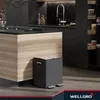WELLGRO Treteimer 2x15L Grau – Edelstahl mit Softclose & Produktbild-Vorschau 7