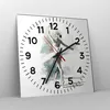 Wanduhr - Quadrat - Glasuhr - Ballerina Tanz Frau - 30x30cm Produktbild-Vorschau 4