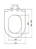 BELVIT, asiento de inodoro slim, diseño con sistema de Vista previa de la imagen del producto 11