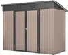 Gartenhaus 242 x 126 x 182 cm, Geräteschuppen aus Metall Produktbild-Vorschau 12