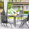 Outsunny Gartentisch 150x90cm, Balkontisch aus Stahl, Produktbild-Vorschau 8