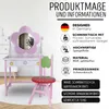 Schminktisch Kinderschminktisch Kindertisch Prinzessin Produktbild-Vorschau 2