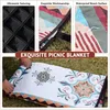 Campingdecke,Boho Picknickdecke 200x200cm Mit Tragegriff Produktbild-Vorschau 9