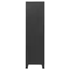 vidaXL Szafa przemysłowa czarna 90x50x180 cm metalowa Podgląd zdjęcia produktu 8