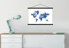 MuchoWow® Textilposter Weltkarte - Van Gogh - Sternennacht Produktbild-Vorschau 3