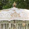 Sonnenschirm Bali Schirm 180 cm Weiß, Gold Bemalung Produktbild-Vorschau 4