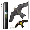 VOUNOT® 2er Set Vogelschreck Falke Drachen mit 4m Produktbild-Vorschau 1