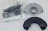 Various parts of a Bosch angle grinder kit are laid out on a white background. Produktbild-Vorschau